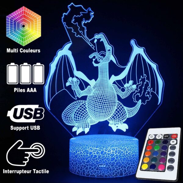 Lampe Dracaufeu