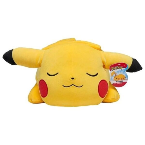 Peluche Pikachu Qui Dort 40cm